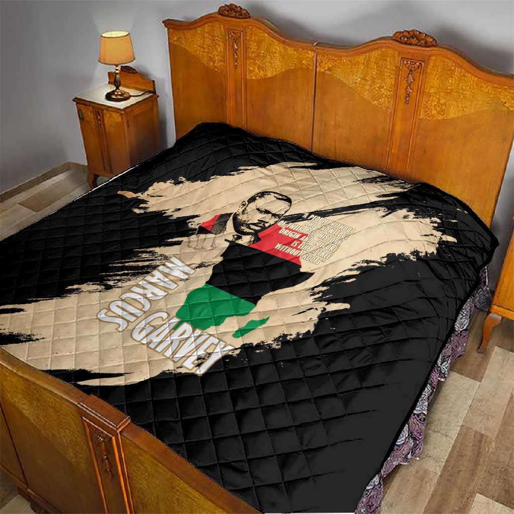 Marcus Garvey Day Quilt UNIA Flag Mix African Map LT14