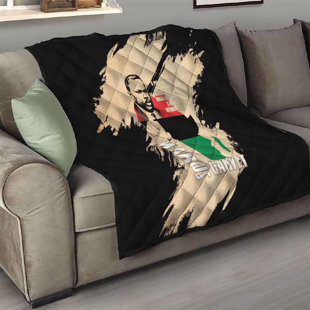 Marcus Garvey Day Quilt UNIA Flag Mix African Map LT14