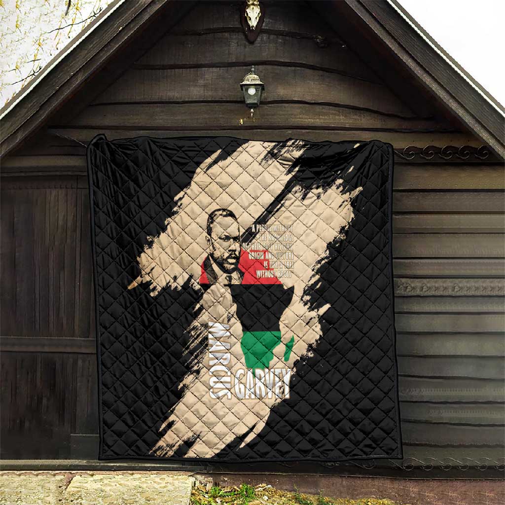 Marcus Garvey Day Quilt UNIA Flag Mix African Map LT14