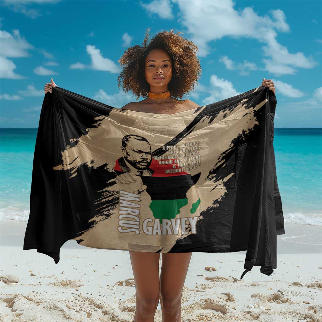 Marcus Garvey Day Sarong UNIA Flag Mix African Map LT14