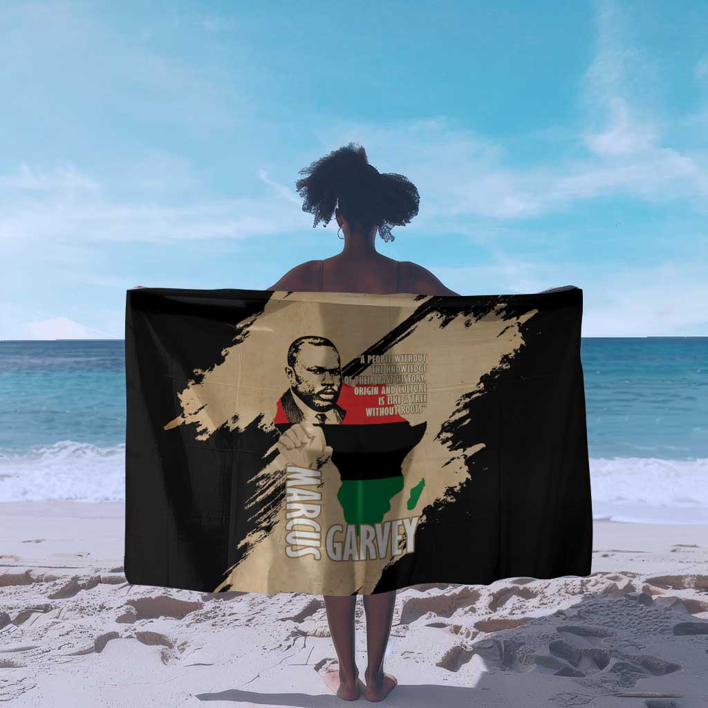 Marcus Garvey Day Sarong UNIA Flag Mix African Map LT14