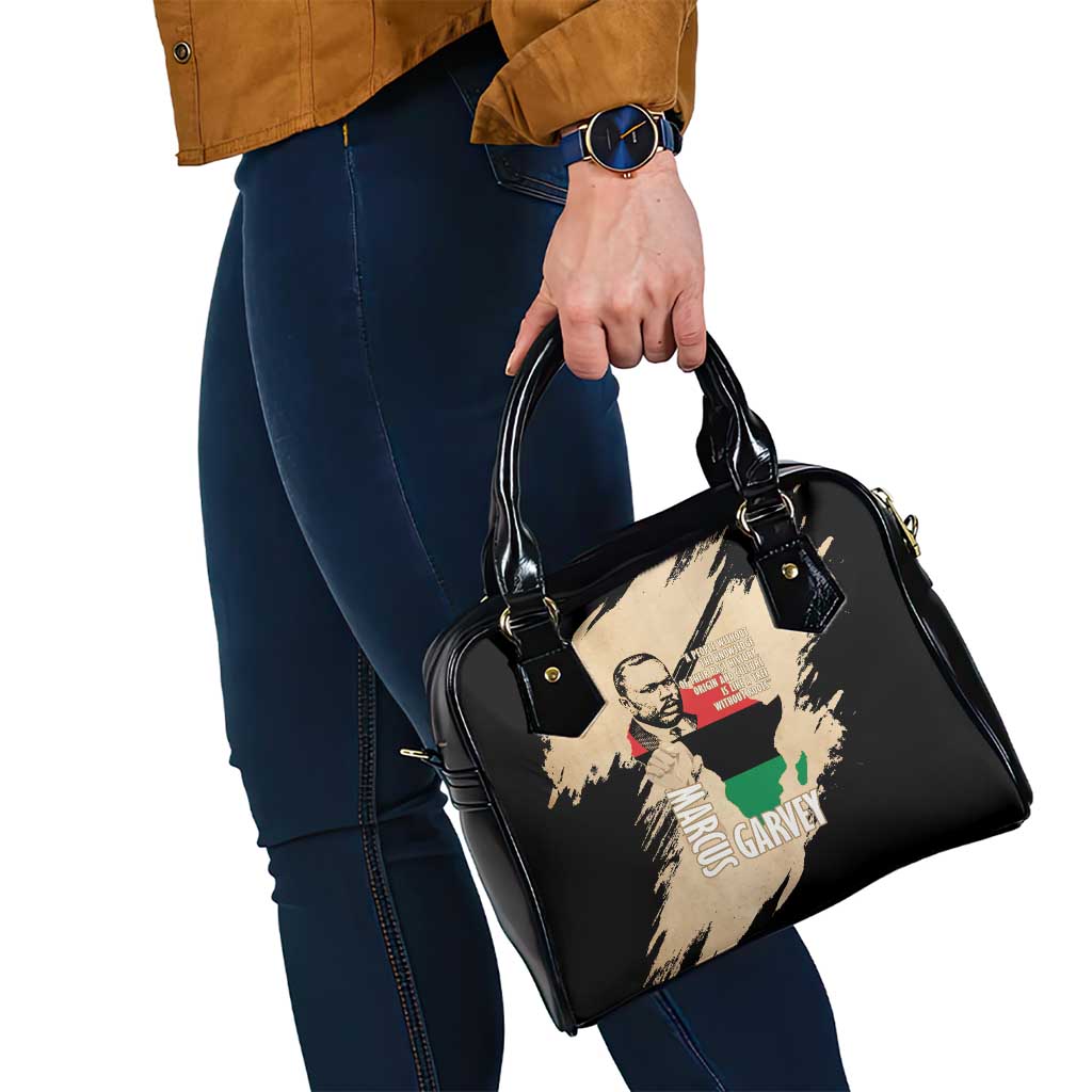 Marcus Garvey Day Shoulder Handbag UNIA Flag Mix African Map LT14