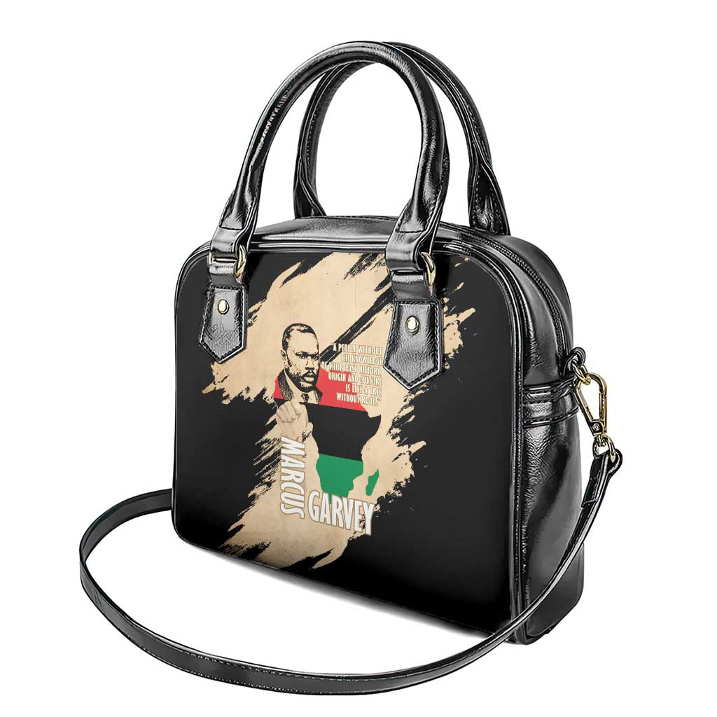 Marcus Garvey Day Shoulder Handbag UNIA Flag Mix African Map LT14