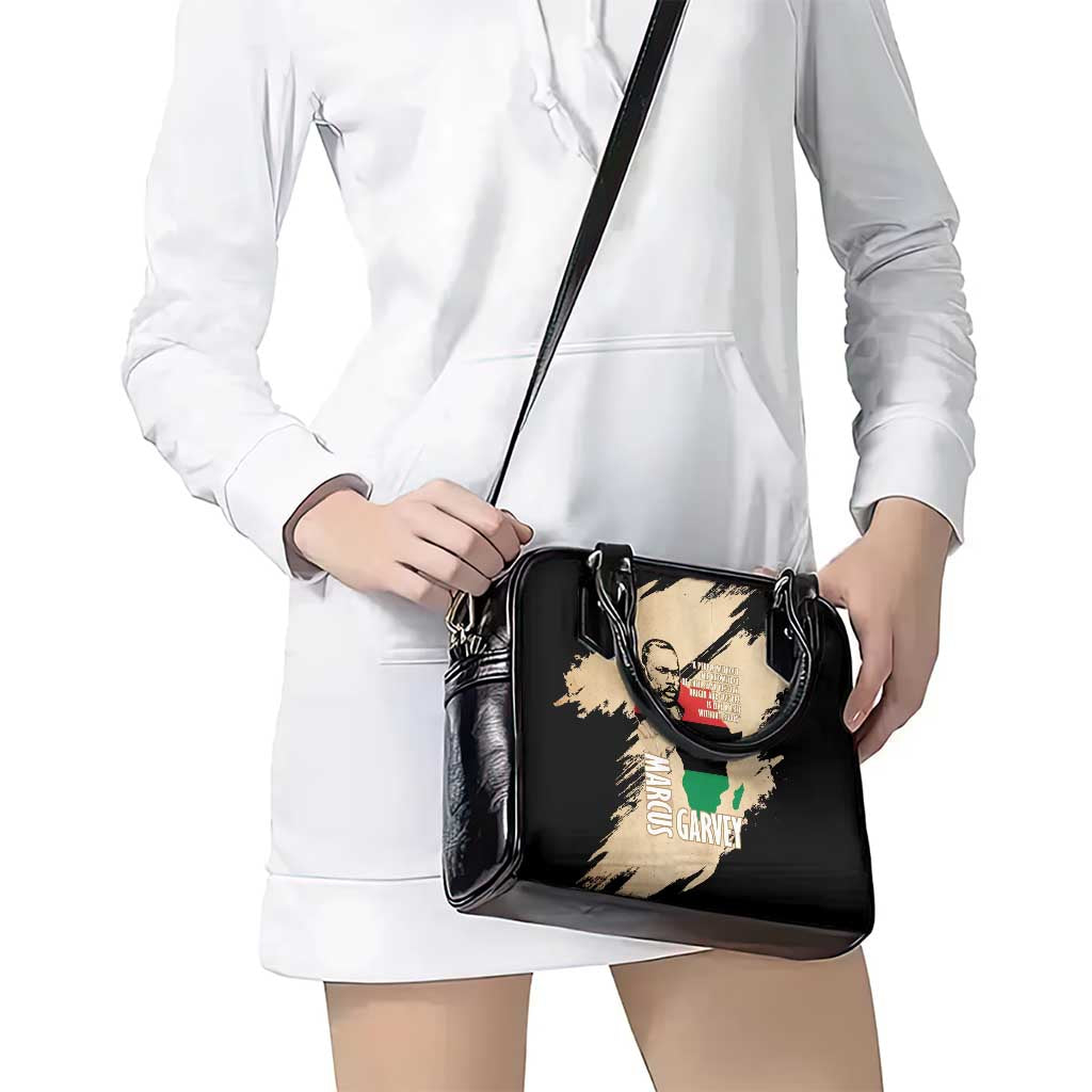 Marcus Garvey Day Shoulder Handbag UNIA Flag Mix African Map LT14