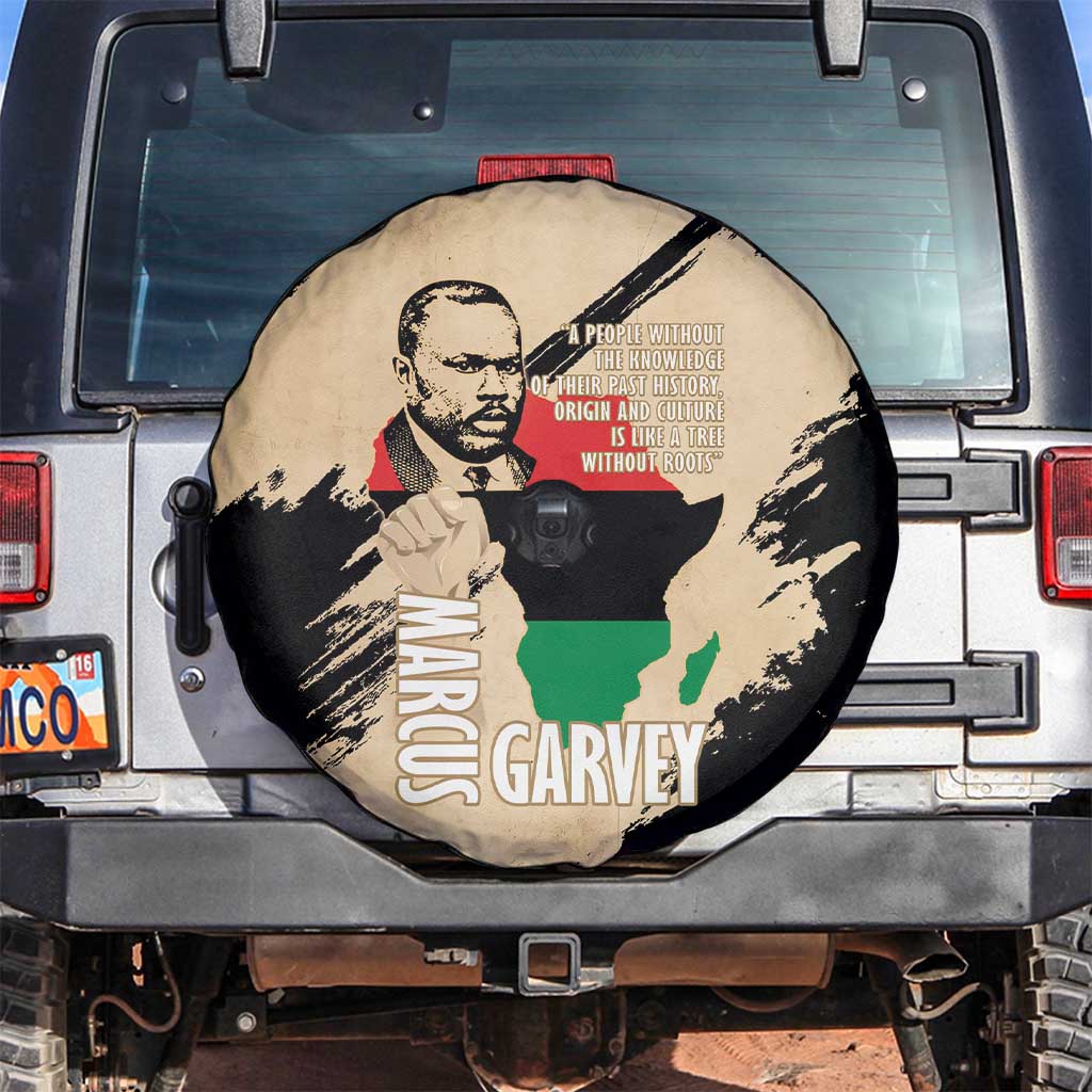 Marcus Garvey Day Spare Tire Cover UNIA Flag Mix African Map LT14