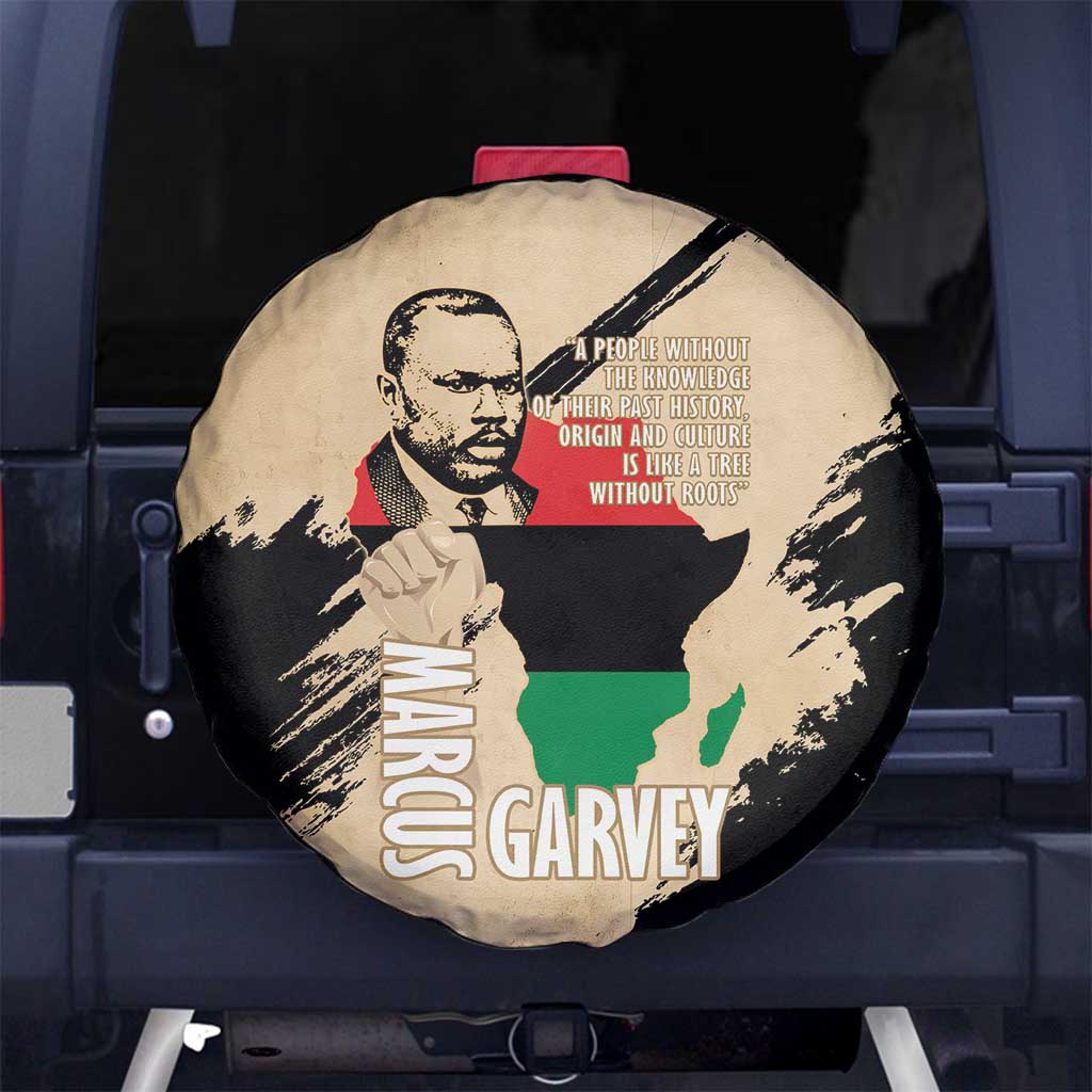 Marcus Garvey Day Spare Tire Cover UNIA Flag Mix African Map LT14