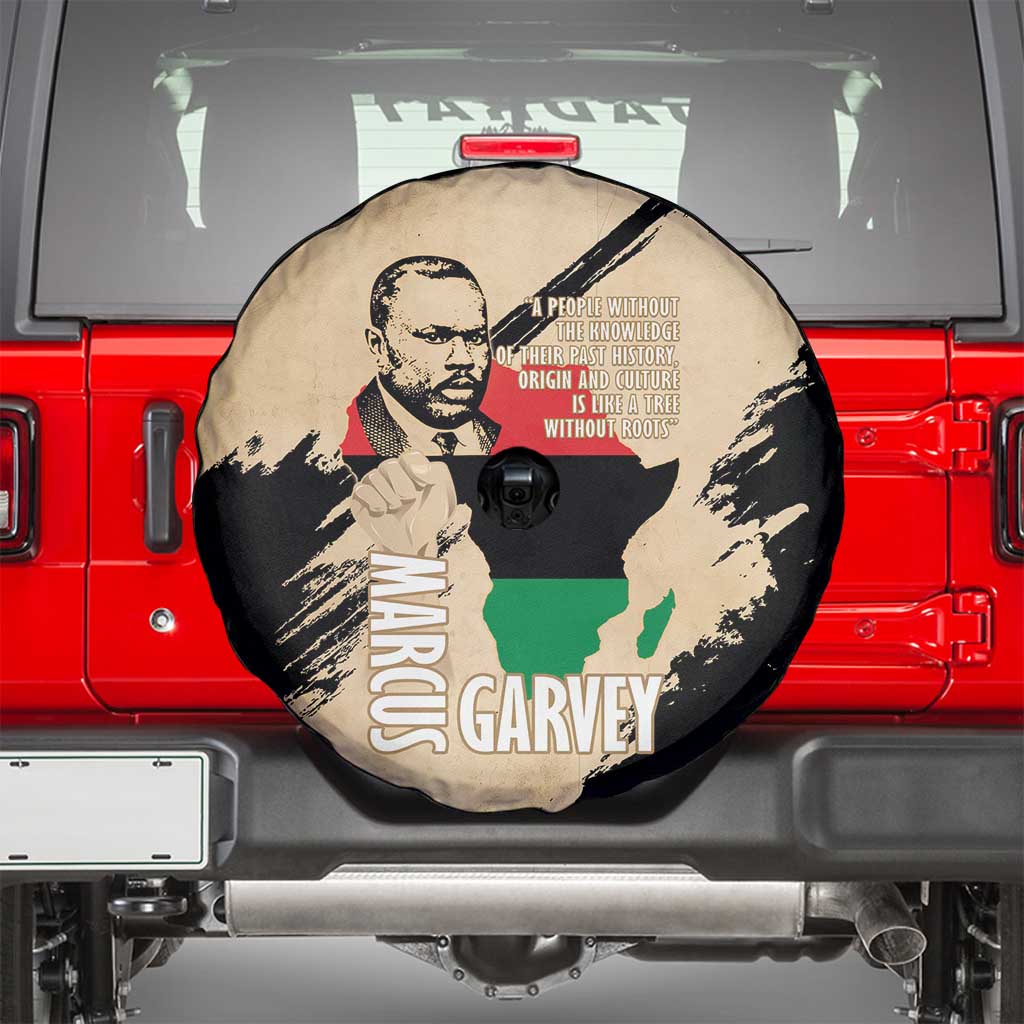 Marcus Garvey Day Spare Tire Cover UNIA Flag Mix African Map LT14