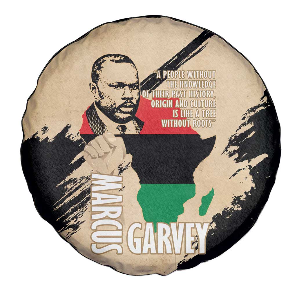 Marcus Garvey Day Spare Tire Cover UNIA Flag Mix African Map LT14