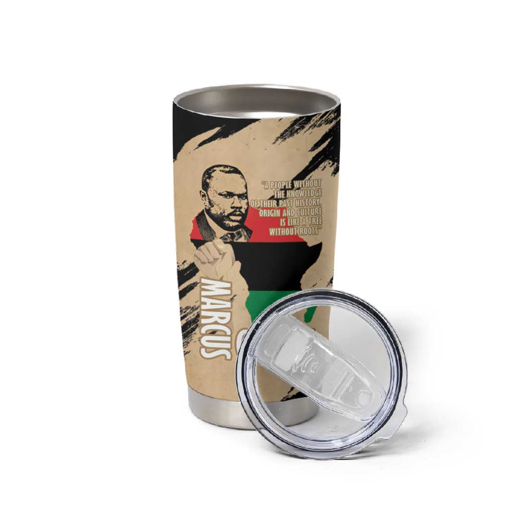 Marcus Garvey Day Tumbler Cup UNIA Flag Mix African Map LT14