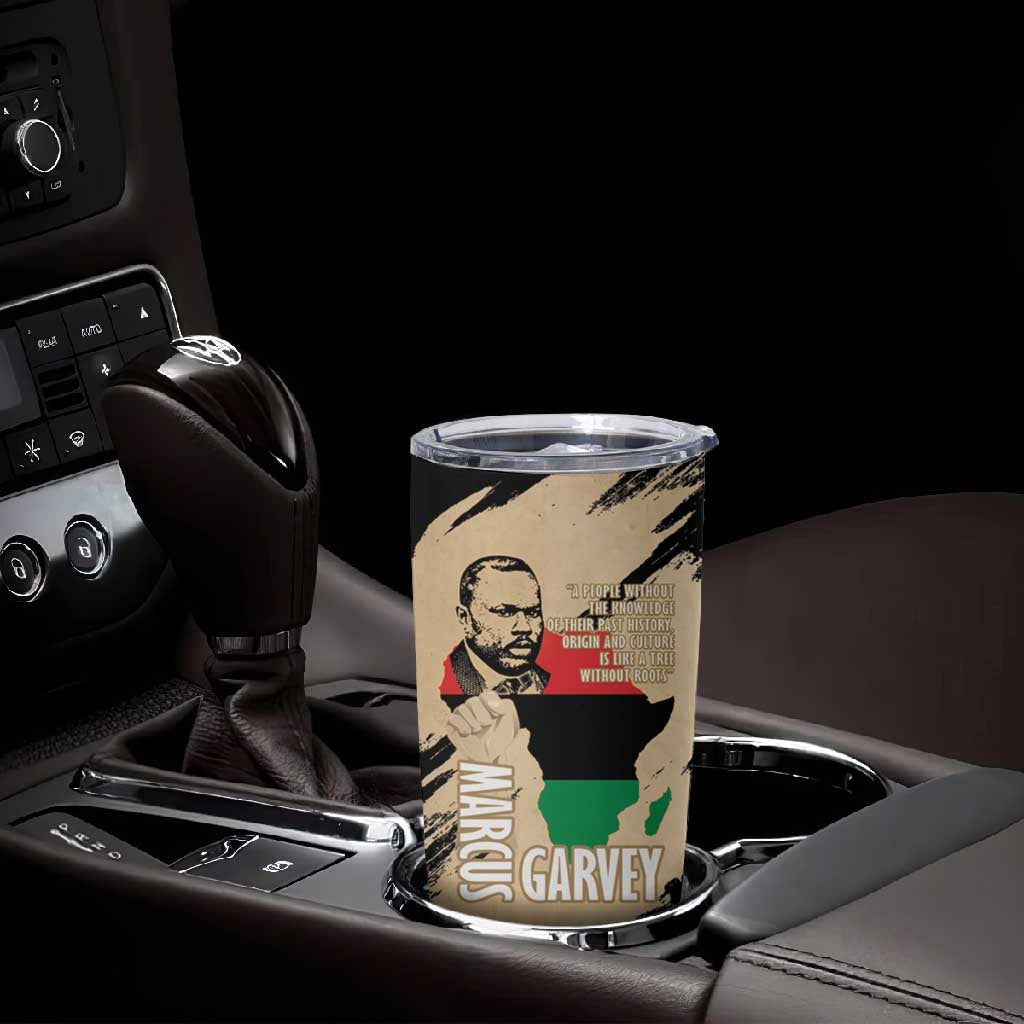 Marcus Garvey Day Tumbler Cup UNIA Flag Mix African Map LT14