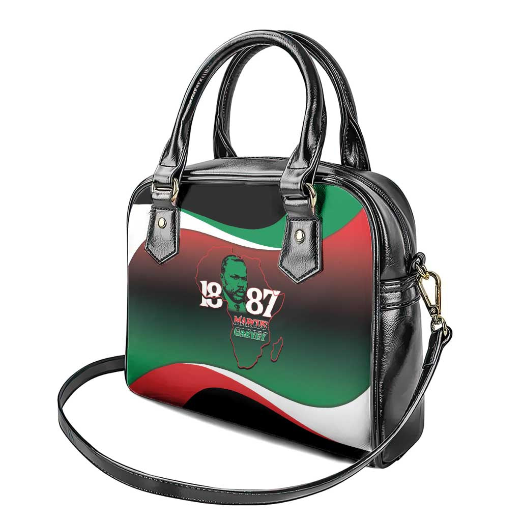Marcus Garvey 1887 Shoulder Handbag African Map Curves Style LT14