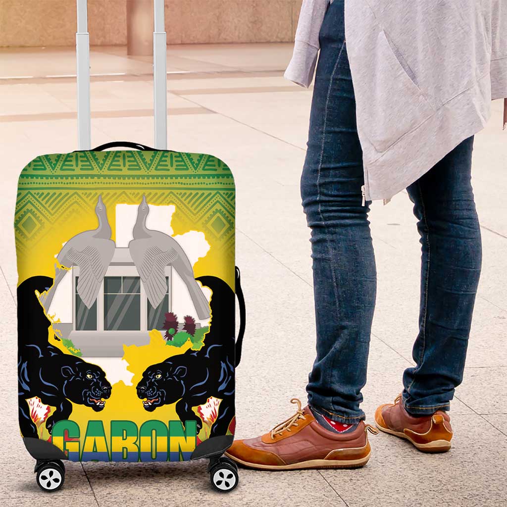 Gabon Independence Day Luggage Cover Memorial Leon Mba Monument LT14