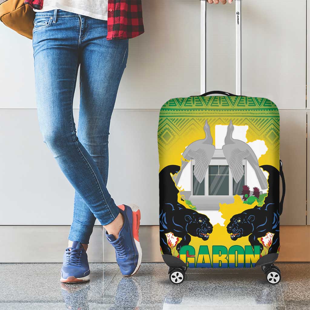 Gabon Independence Day Luggage Cover Memorial Leon Mba Monument LT14