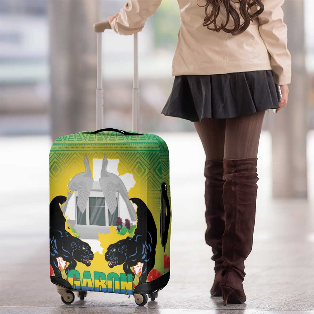 Gabon Independence Day Luggage Cover Memorial Leon Mba Monument LT14