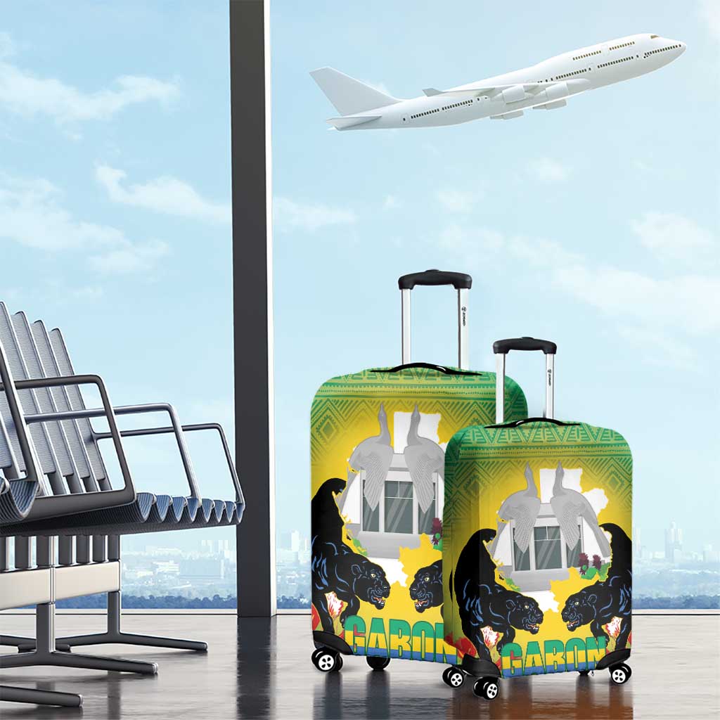 Gabon Independence Day Luggage Cover Memorial Leon Mba Monument LT14
