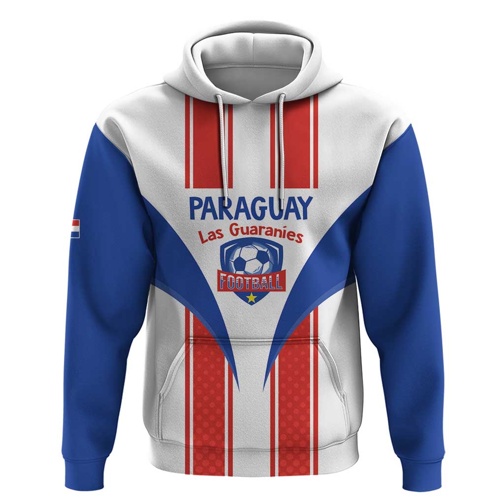 Custom Paraguay Football Hoodie Come On Las Guaranies LT14