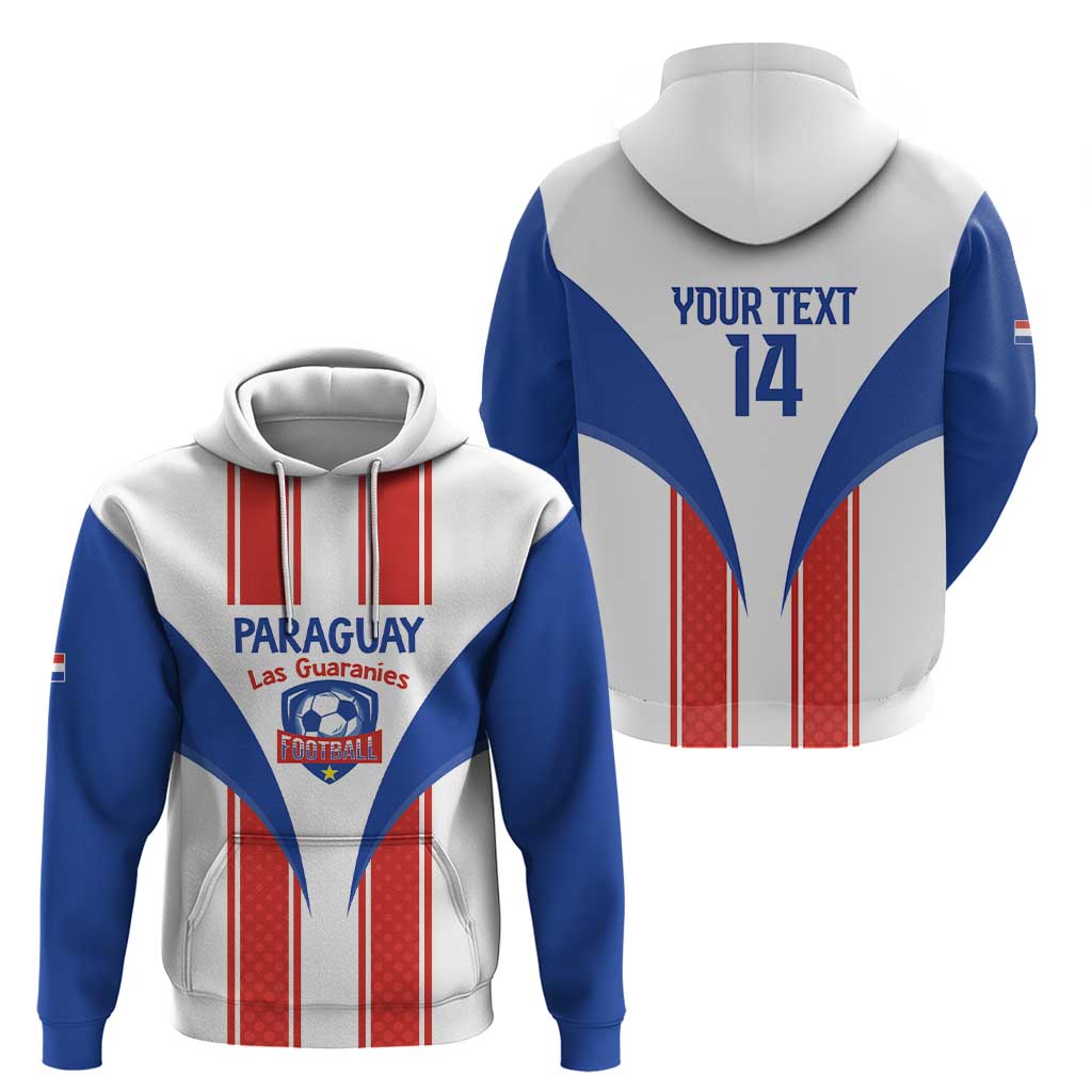 Custom Paraguay Football Hoodie Come On Las Guaranies LT14