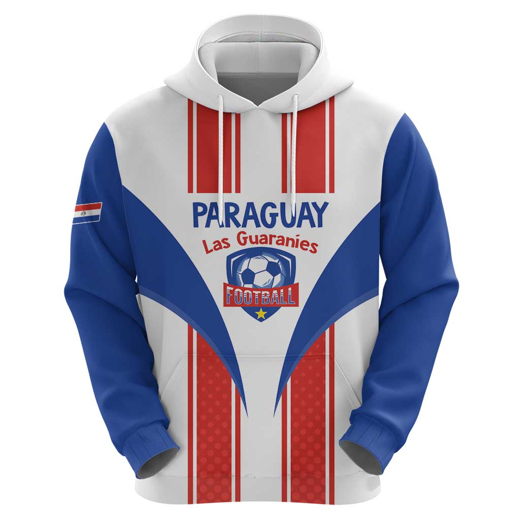 Custom Paraguay Football Hoodie Come On Las Guaranies LT14
