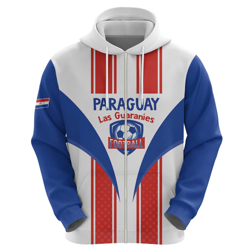 Custom Paraguay Football Hoodie Come On Las Guaranies LT14
