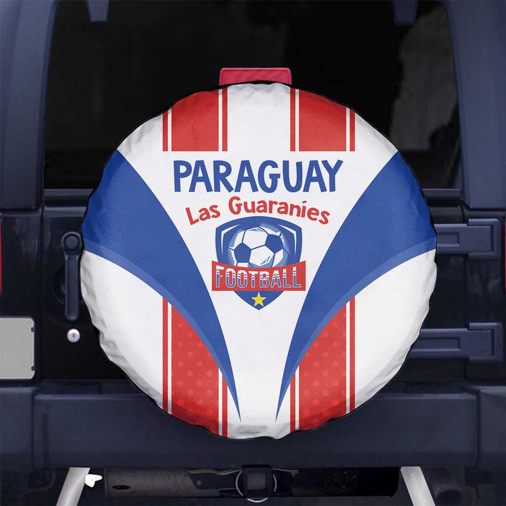 Paraguay Football Spare Tire Cover Come On Las Guaranies LT14