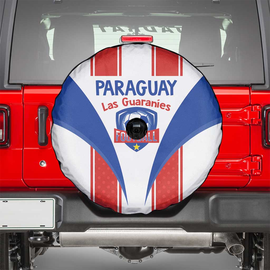 Paraguay Football Spare Tire Cover Come On Las Guaranies LT14