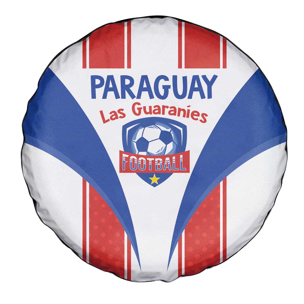 Paraguay Football Spare Tire Cover Come On Las Guaranies LT14