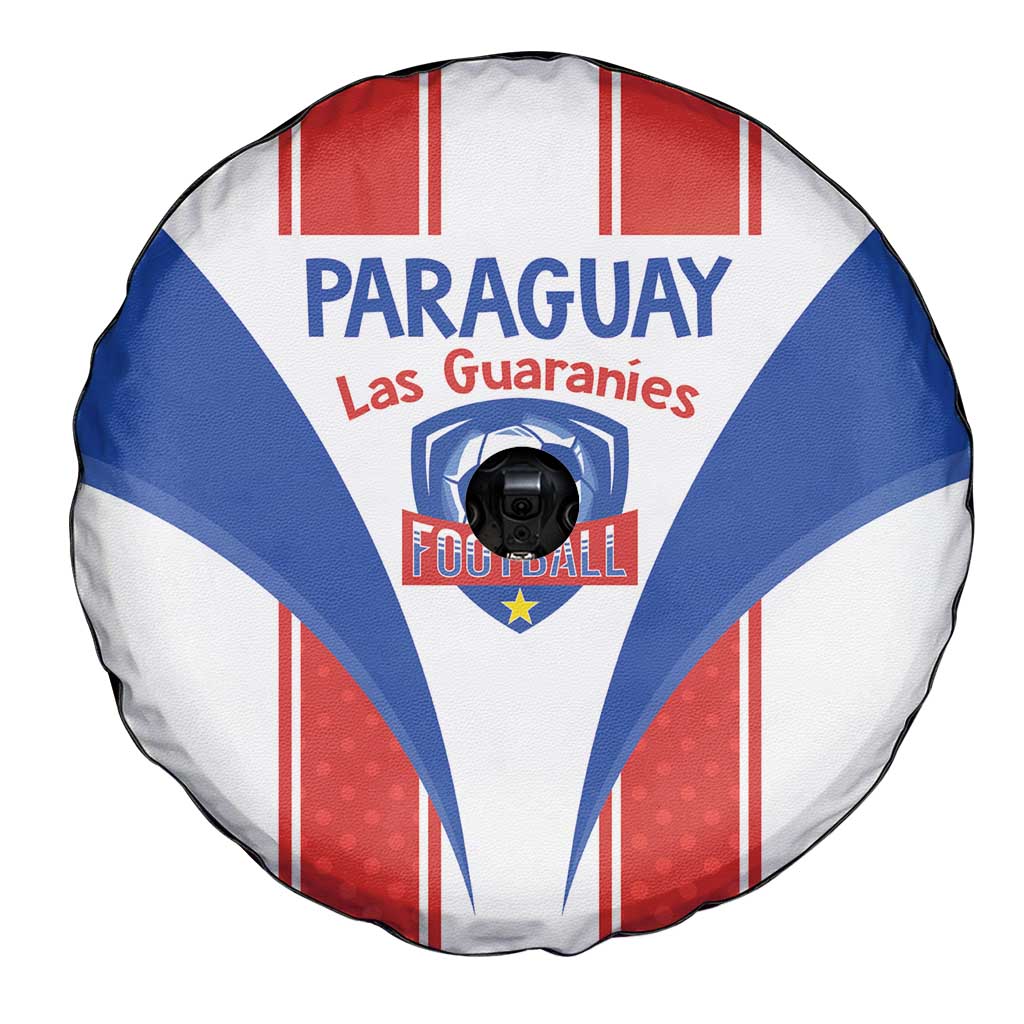 Paraguay Football Spare Tire Cover Come On Las Guaranies LT14