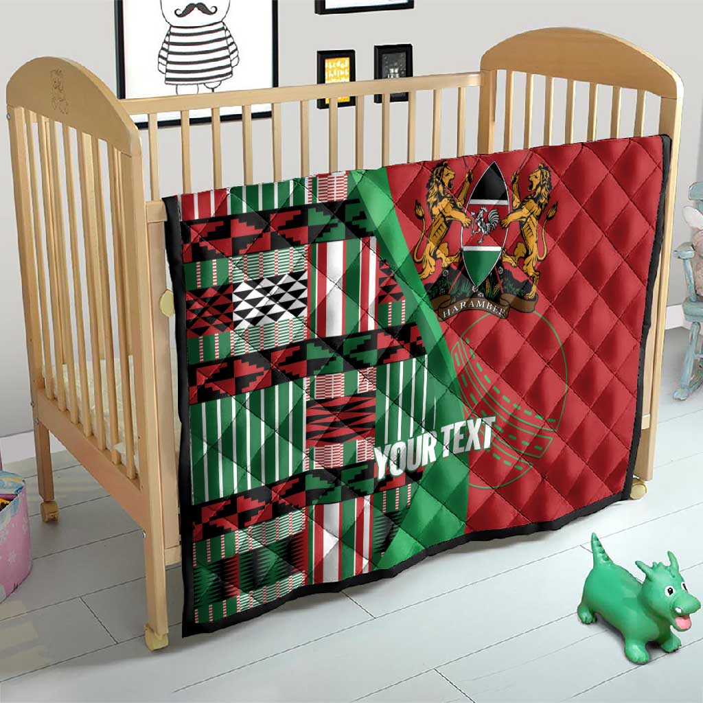 Custom Kenya Cricket Quilt Simbas African Kente LT14