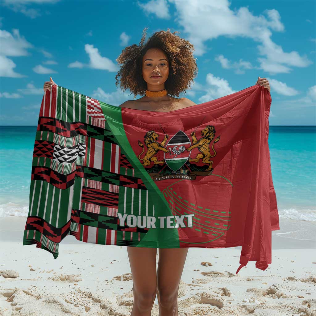 Custom Kenya Cricket Sarong Simbas African Kente LT14