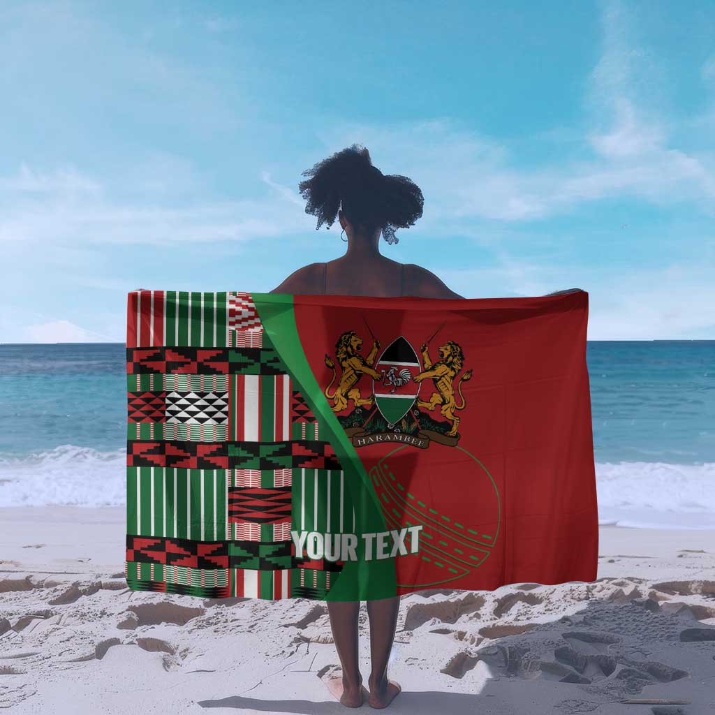 Custom Kenya Cricket Sarong Simbas African Kente LT14
