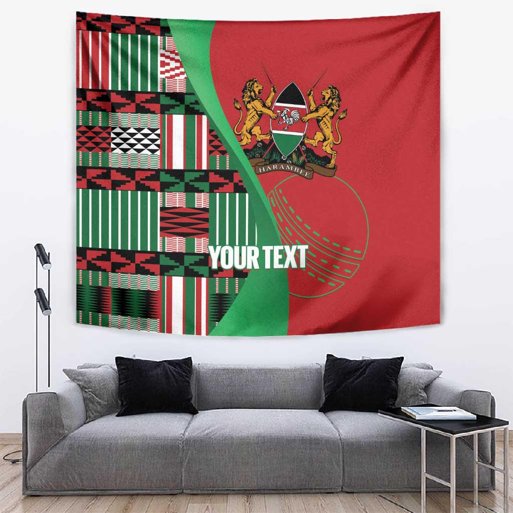 Custom Kenya Cricket Tapestry Simbas African Kente LT14