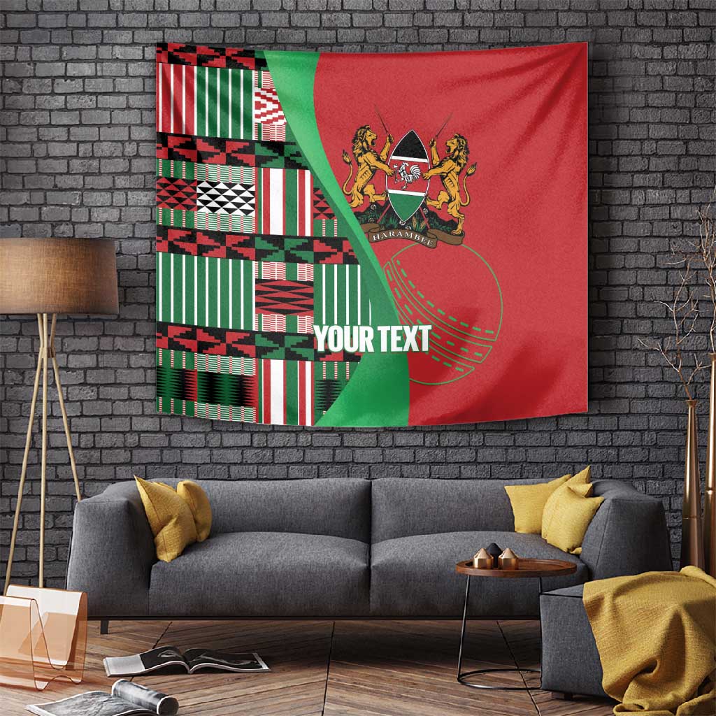 Custom Kenya Cricket Tapestry Simbas African Kente LT14