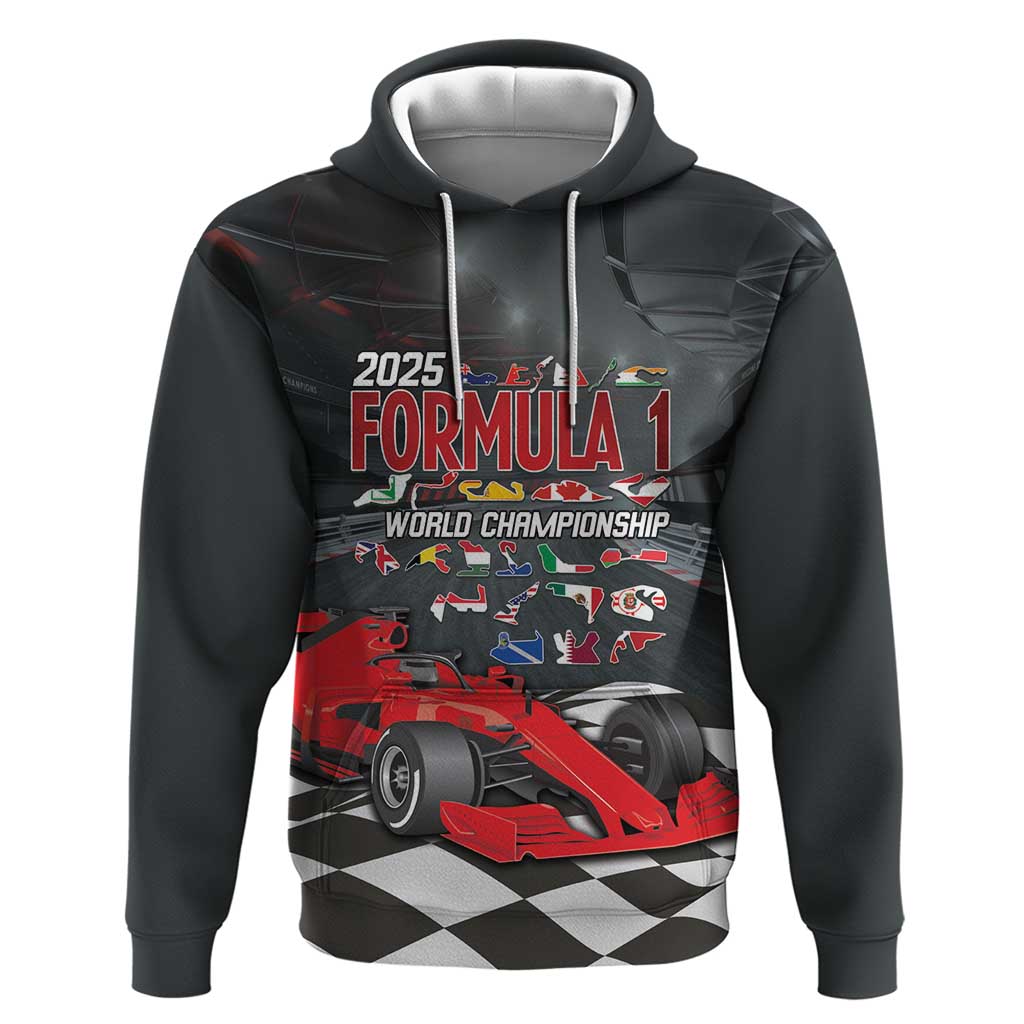 Racing Car 2025 Hoodie GP Circuits Born To Speed LT14