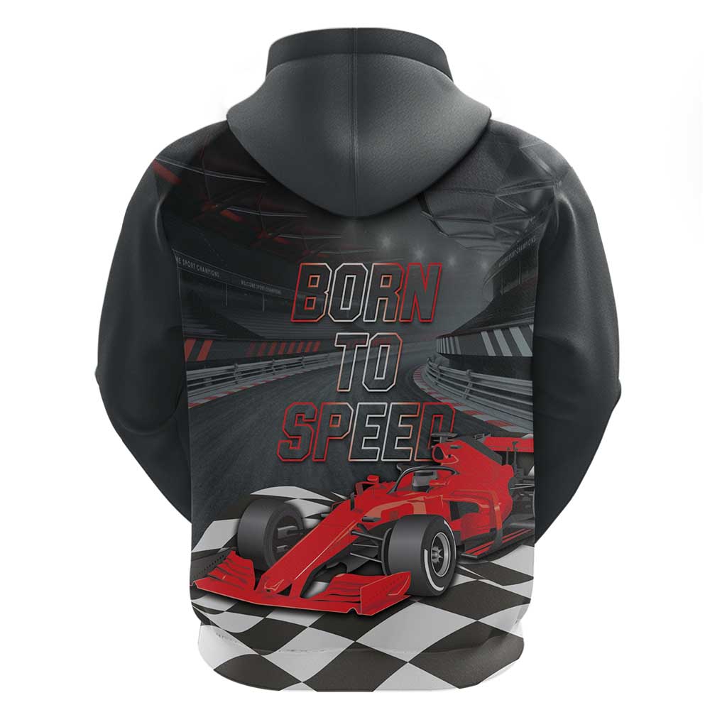 Racing Car 2025 Hoodie GP Circuits Born To Speed LT14