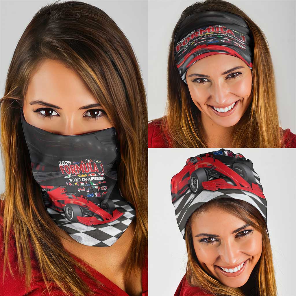 Racing Car 2025 Neck Gaiter GP Circuits Born To Speed LT14