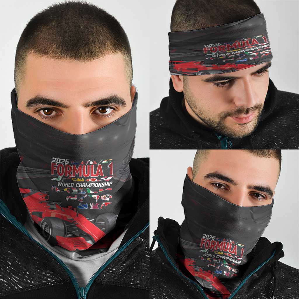 Racing Car 2025 Neck Gaiter GP Circuits Born To Speed LT14
