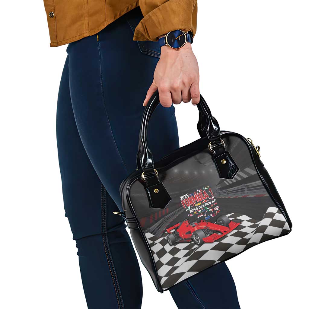 Racing Car 2025 Shoulder Handbag GP Circuits Born To Speed LT14