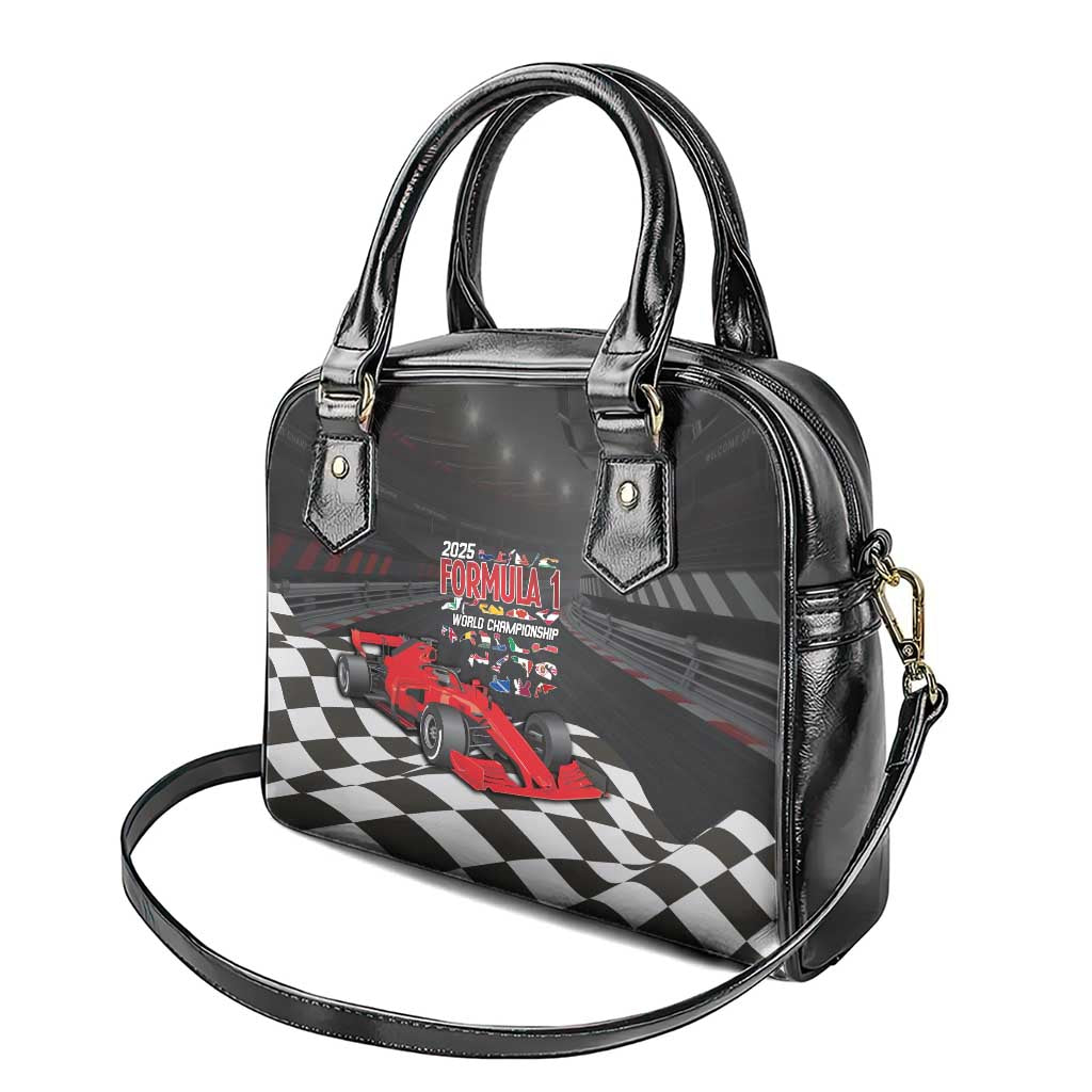 Racing Car 2025 Shoulder Handbag GP Circuits Born To Speed LT14