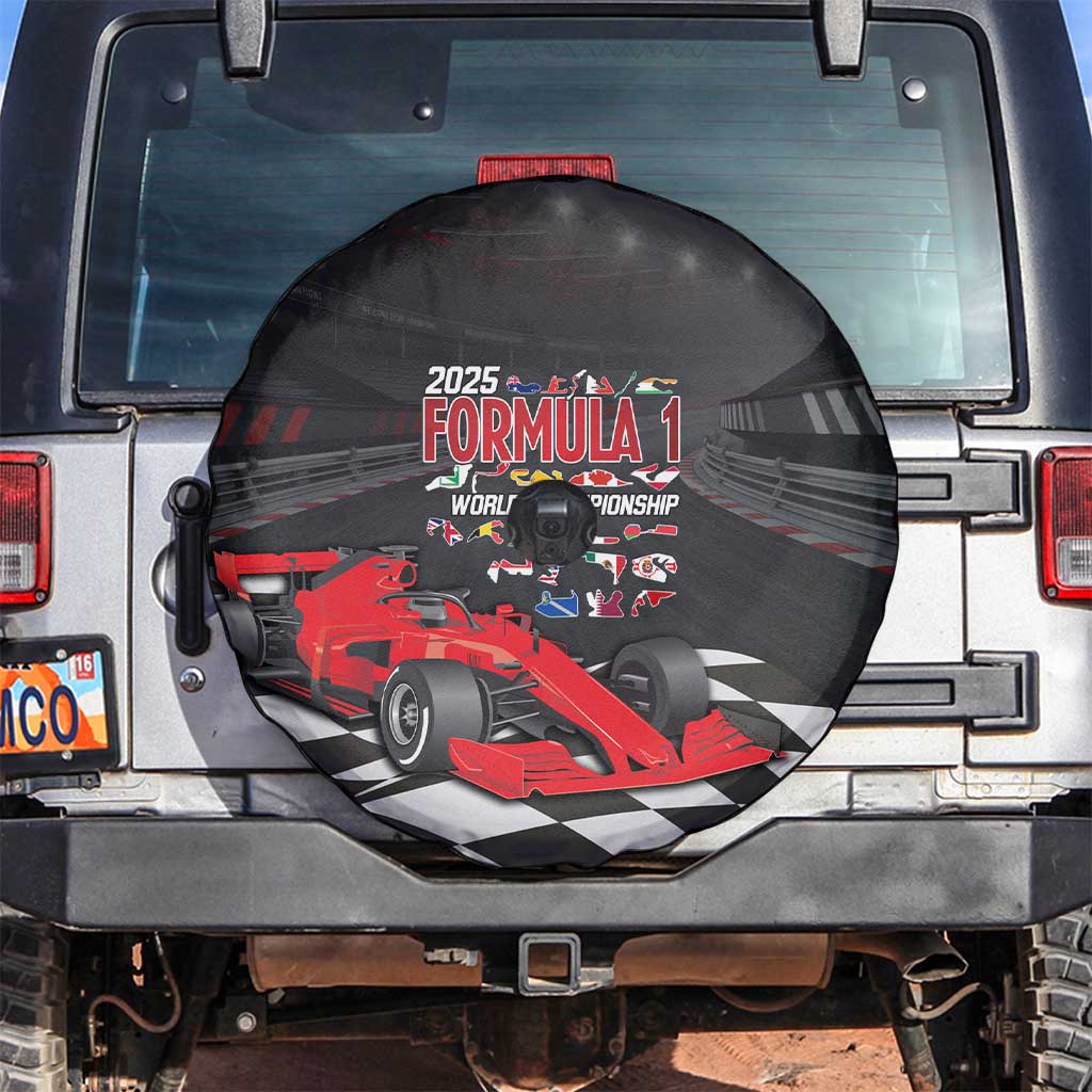 Racing Car 2025 Spare Tire Cover GP Circuits Born To Speed LT14
