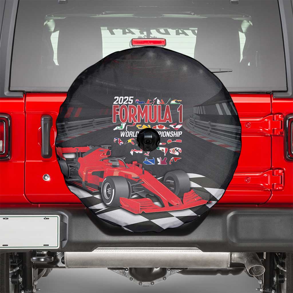 Racing Car 2025 Spare Tire Cover GP Circuits Born To Speed LT14