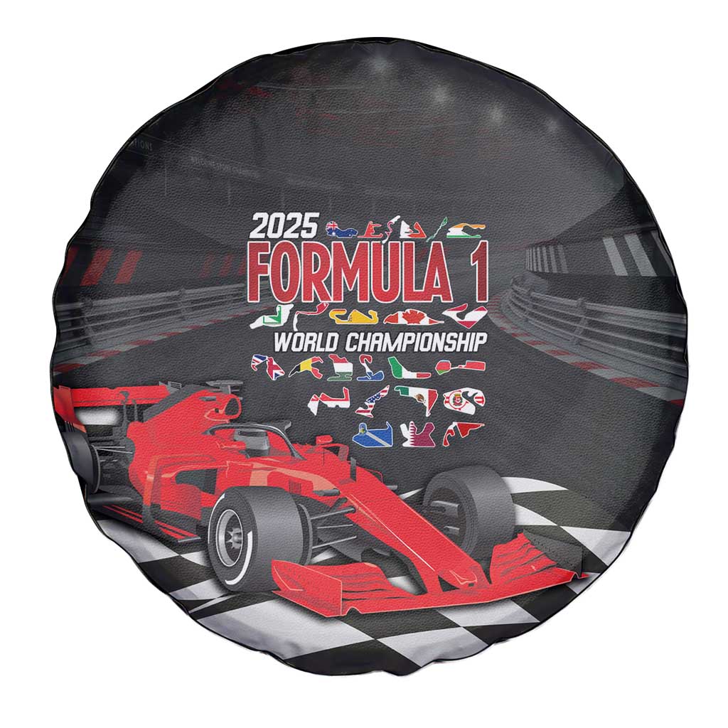 Racing Car 2025 Spare Tire Cover GP Circuits Born To Speed LT14