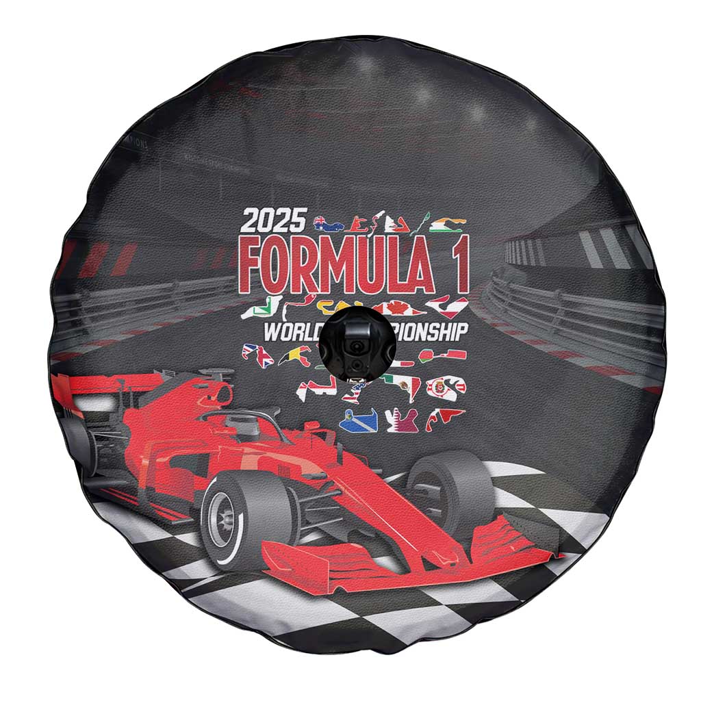 Racing Car 2025 Spare Tire Cover GP Circuits Born To Speed LT14