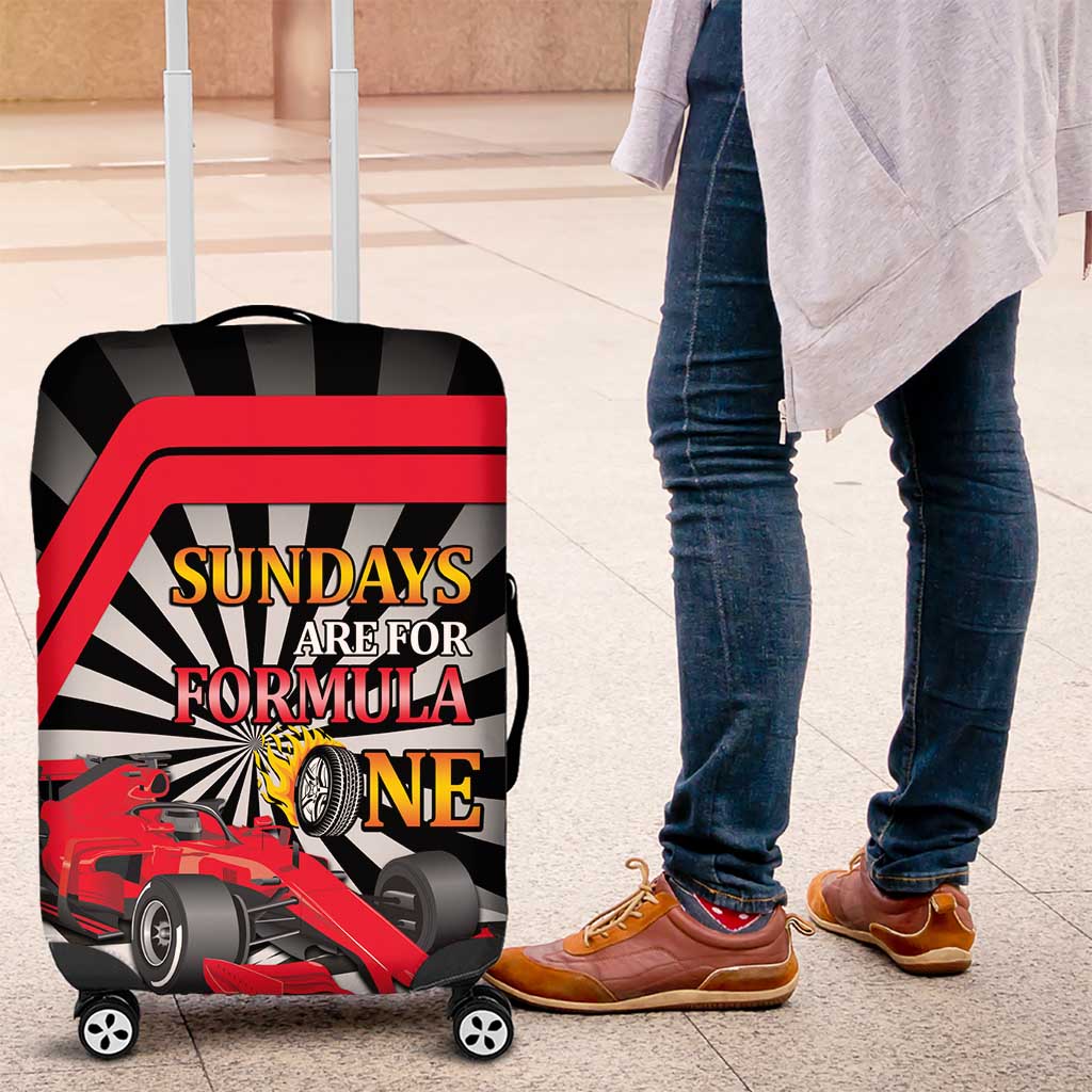 Sundays Are For Formula Racing Luggage Cover LT14