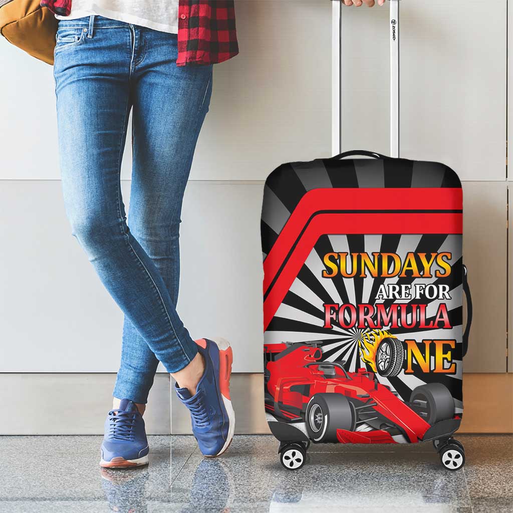 Sundays Are For Formula Racing Luggage Cover LT14
