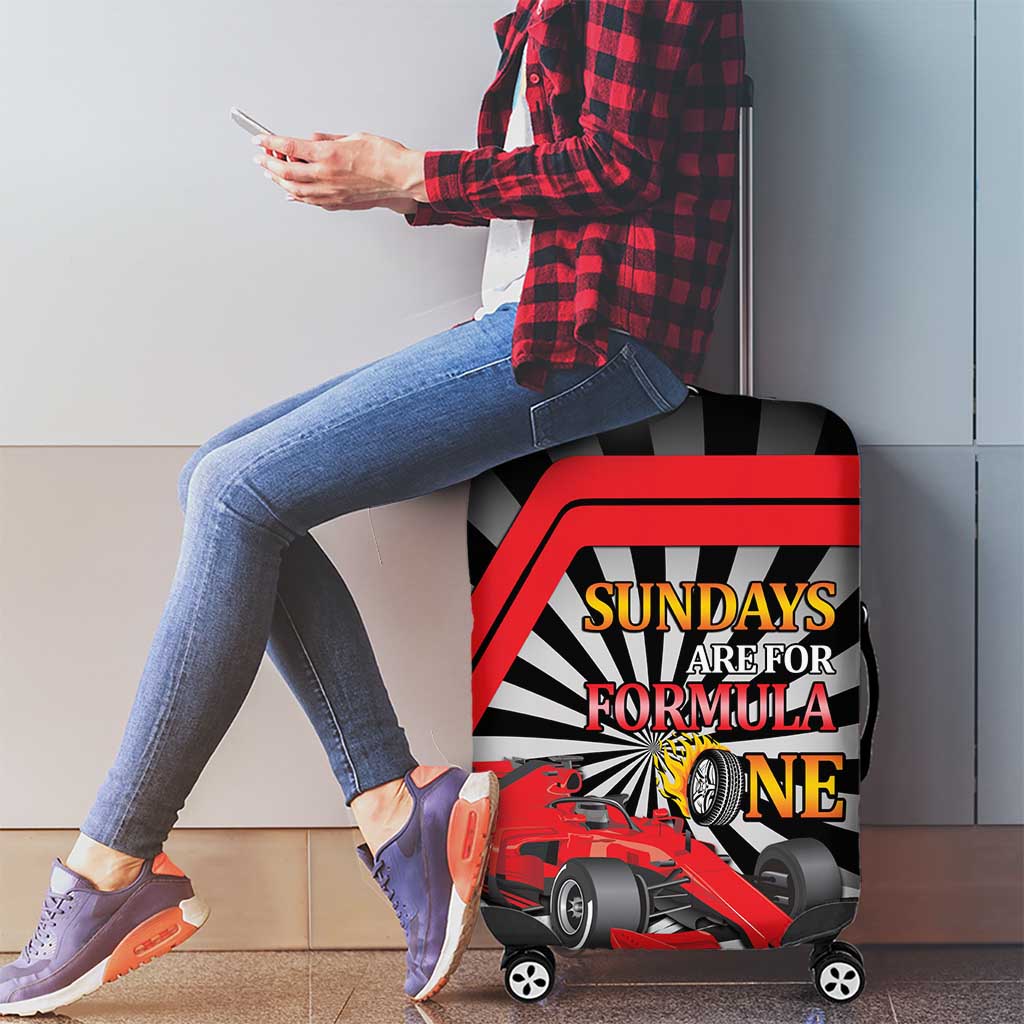 Sundays Are For Formula Racing Luggage Cover LT14