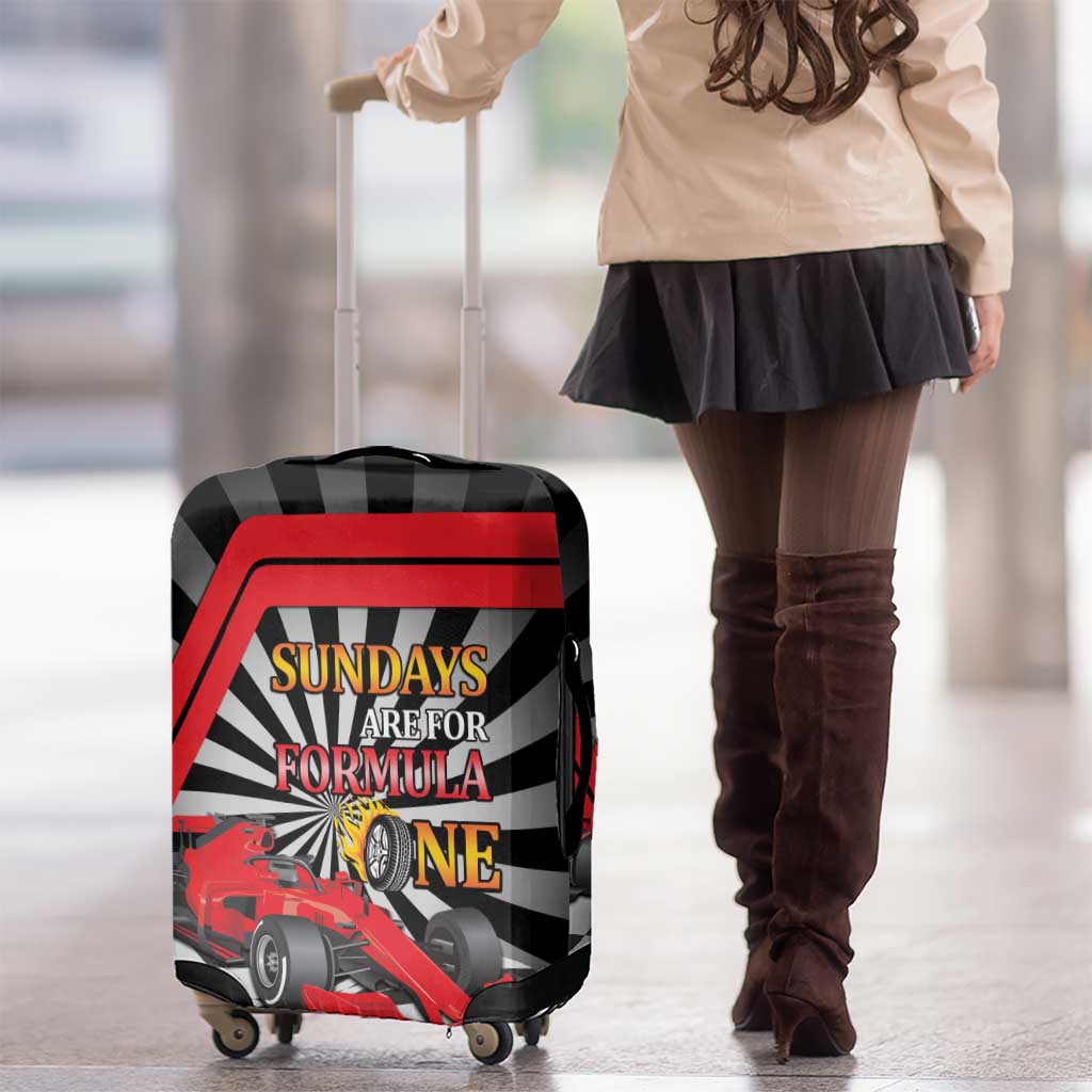 Sundays Are For Formula Racing Luggage Cover LT14