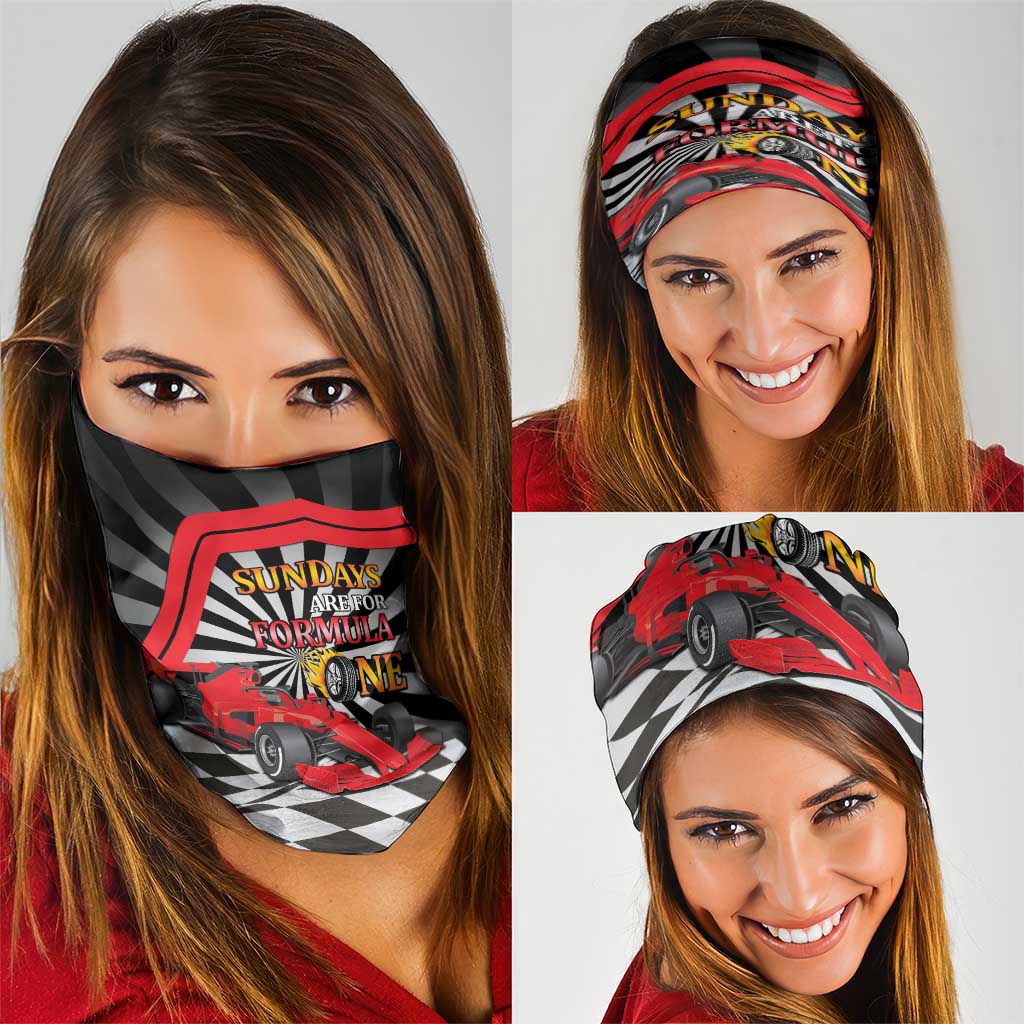 Sundays Are For Formula Racing Neck Gaiter LT14