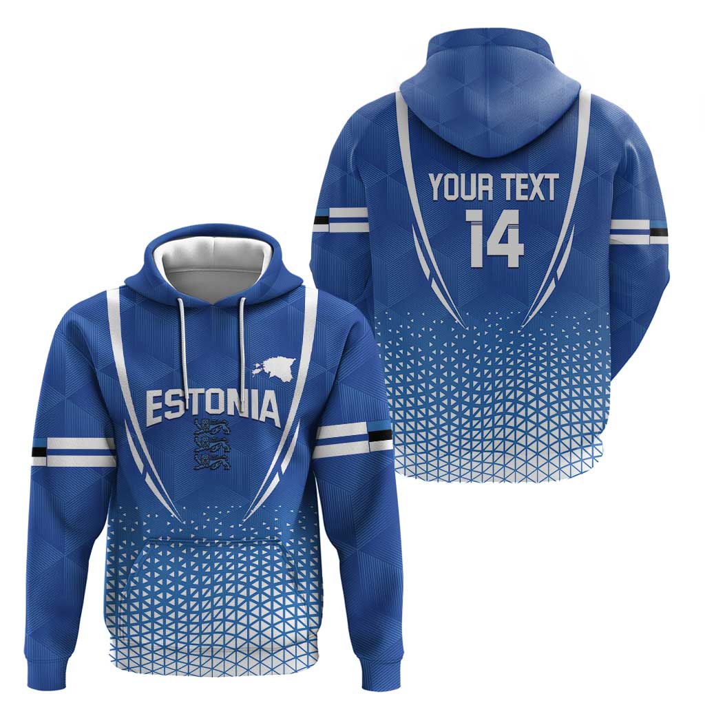 Custom Estonia Football Hoodie Come One Kalevipojad LT14