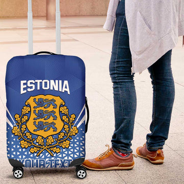 Custom Estonia Football Luggage Cover Come One Kalevipojad LT14