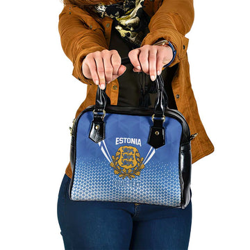 Custom Estonia Football Shoulder Handbag Come One Kalevipojad LT14